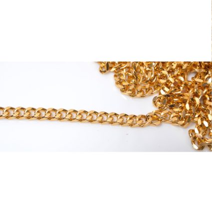 Αλυσίδα Μεταλλική, Chanel Large, 2.4 εκ, Με το Μέτρο, Χρυσό